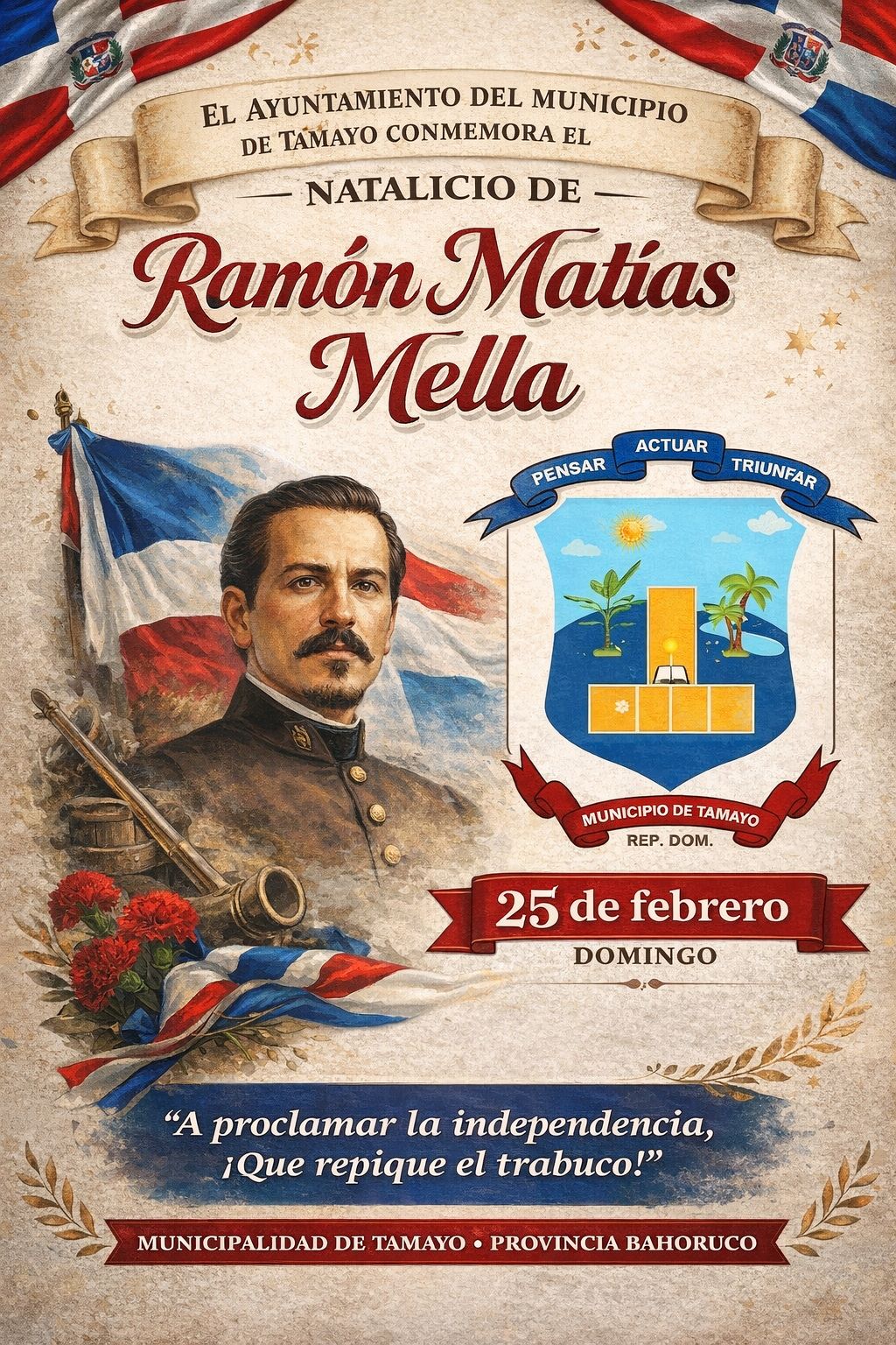 Natalicio de Ramón Matías Mella